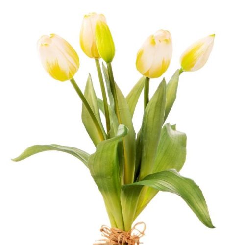 Selyemvirág Tulipán csokor 35 cm