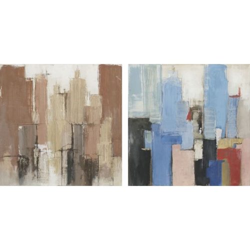 Kép absztrakt 100x2,4x100 cm 2 féle