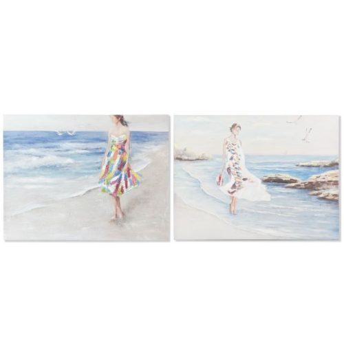 Kép lány a strandon 120x3,5x90 cm 2 féle