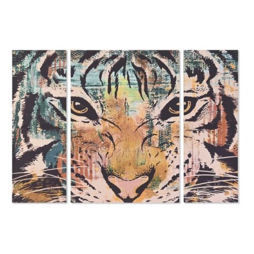 Kép szett tigris 140x3,8x100 cm S/3