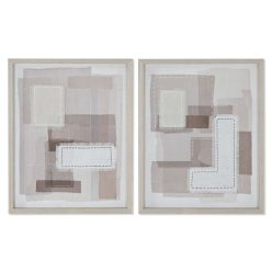 Kép absztrakt, keretes, 3D 40x2,5x50 cm 2 féle