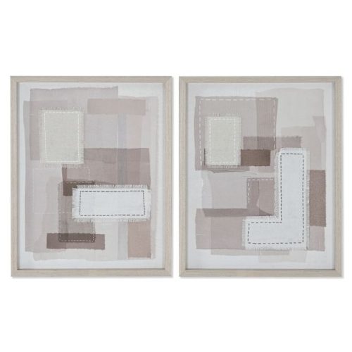 Kép absztrakt, keretes, 3D 40x2,5x50 cm 2 féle