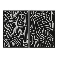 Kép modern, keretes 3D 83x4x123 cm 2 féle