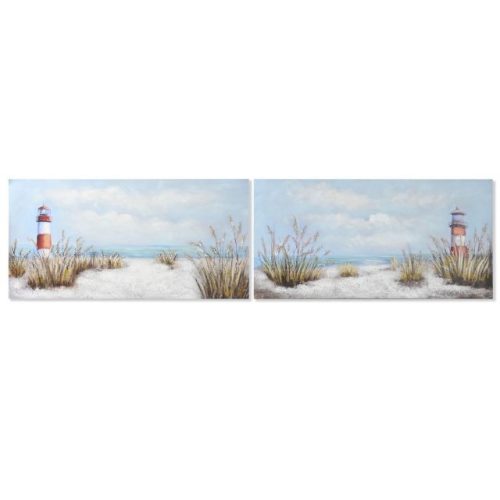 Kép világítótorony kézzel festett 140x3x70 cm 2féle