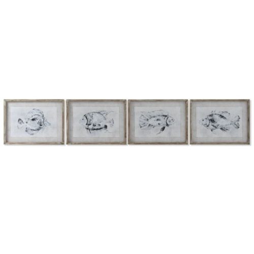 Kép keretes, hal 60x2x45 cm 4féle
