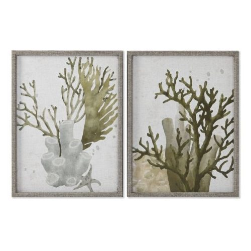 Kép keretes, korall 45x2x60 cm 2féle