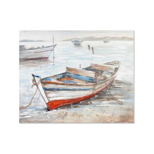 Kép csónakok, kézzel festett 150x4x120,5 cm