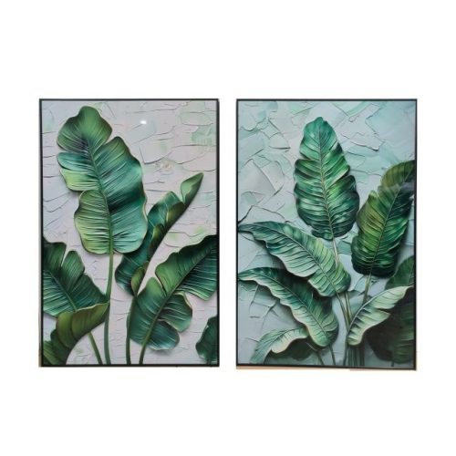 Kép keretes, pálmalevél 80x3,5x120 cm 2féle