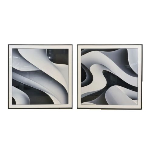 Kép keretes, absztrakt 80x3,5x80 cm 2féle