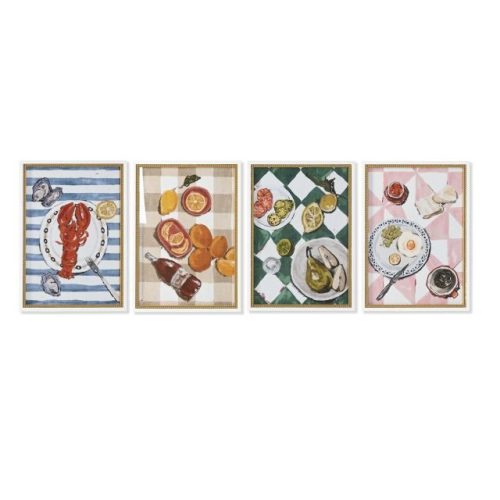 Kép keretes, étel 50x2,5x70 cm 4féle