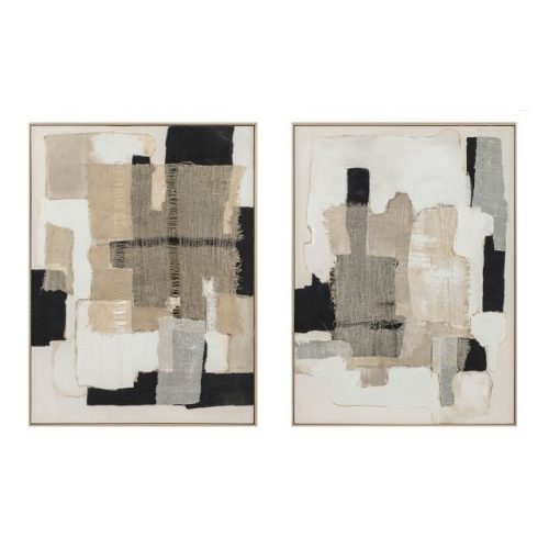 Kép keretes, absztrakt 90x4,5x120 cm 2féle