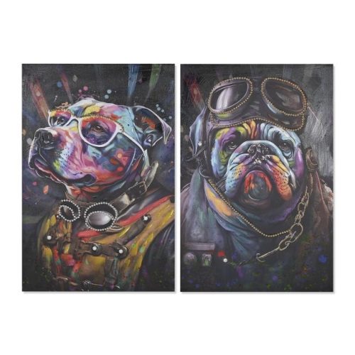 Kép kutya, kézzel festett 60x3x90 cm 2féle