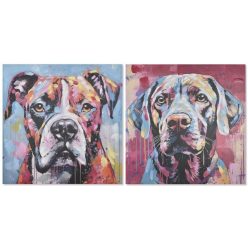 Kép kutya, kézzel festett 80x3x80 cm 2féle