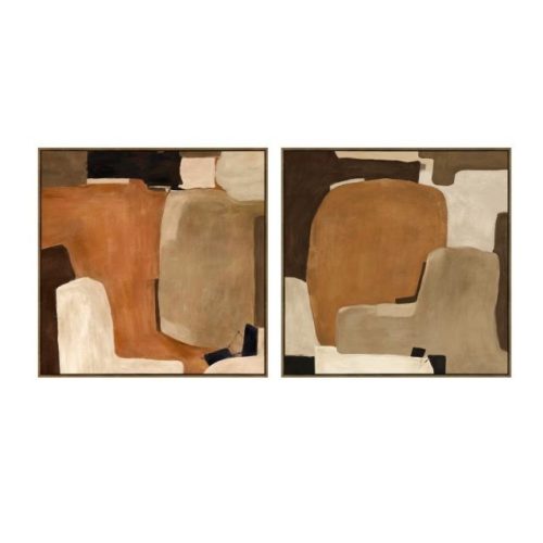 Kép keretes, modern 3D-s 100x4x100 cm 2féle