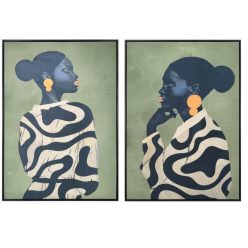 Kép keretes, nõ 83x4,5x123 cm 2féle