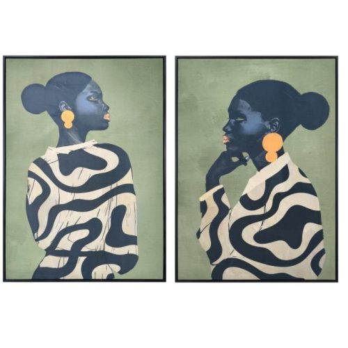 Kép keretes, nõ 83x4,5x123 cm 2féle