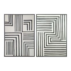 Kép keretes, vonalak 3D-s 83x4,5x123 cm 2féle