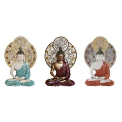Dekoráció falra, Buddha 20x4x30,3 cm 3 féle