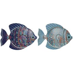 Fali dekoráció hal 46x1,5x34 cm 2féle
