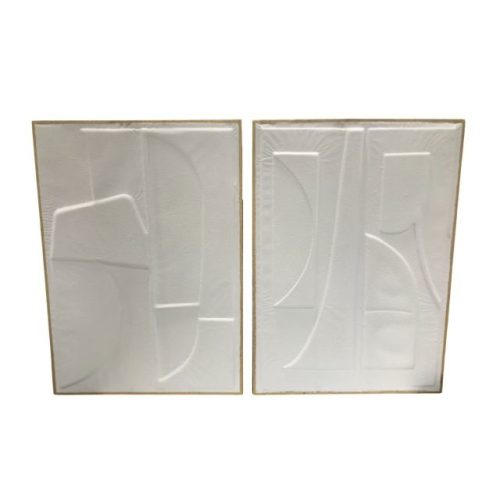 Fali dekoráció absztrakt 3D-s 72x3x99 cm 2féle