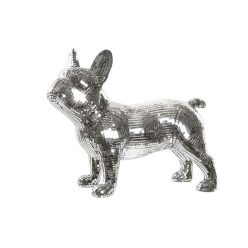 Figura bulldog tükrözõdõ 44,5x18,5x36 cm