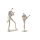 Figura zenész 17x7,5x33 cm 2 féle
