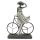 Figura lány biciklivel 27,5x9,5x34,5 cm