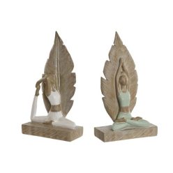 Figura jógázó lány 15,5x7,5x26,5 cm 2 féle