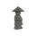 Figura szerzetes 30x30x53 cm