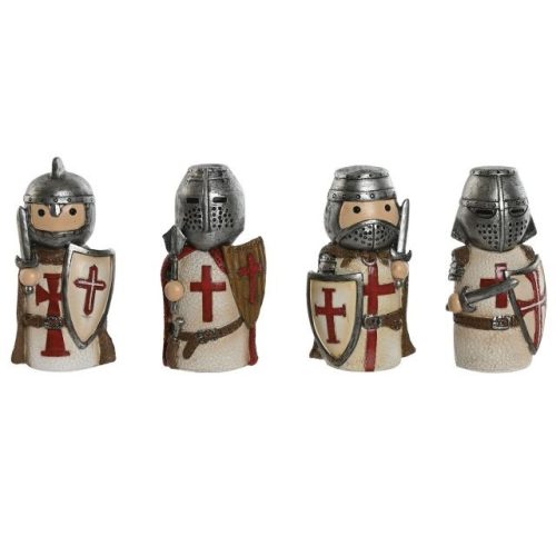 Figura templomos lovag 5x4x10 cm 4 féle