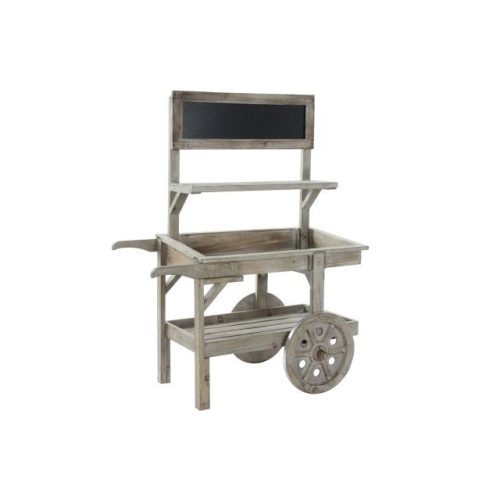 Kocsi kerekes táblával 87x41x109 cm